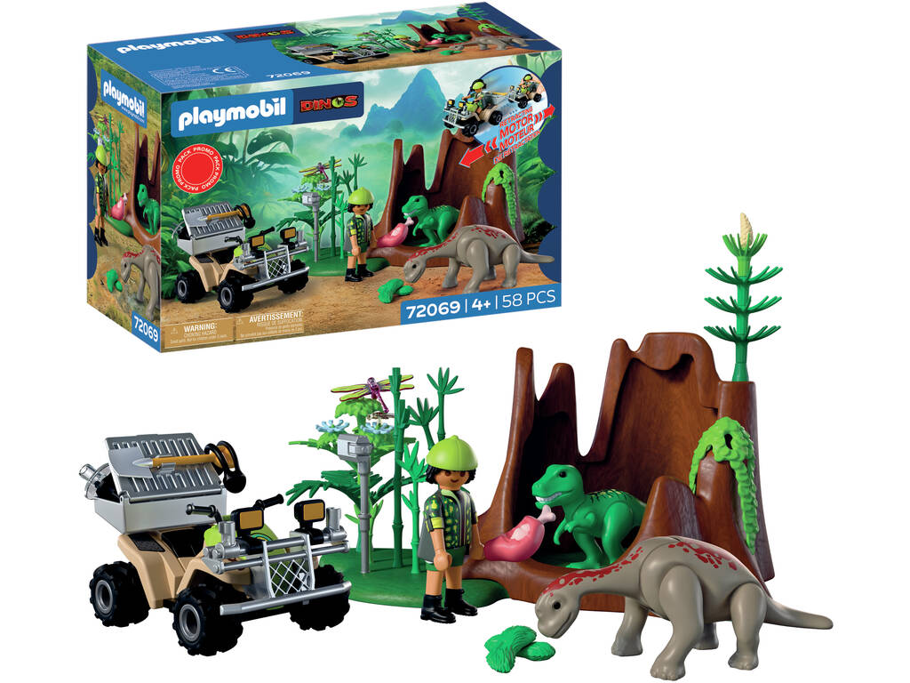 Playmobil Dinos Pack Promo Escondite de Dinosaurio