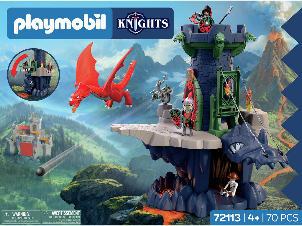 Playmobil Knights Torre de Caballeros Dragón