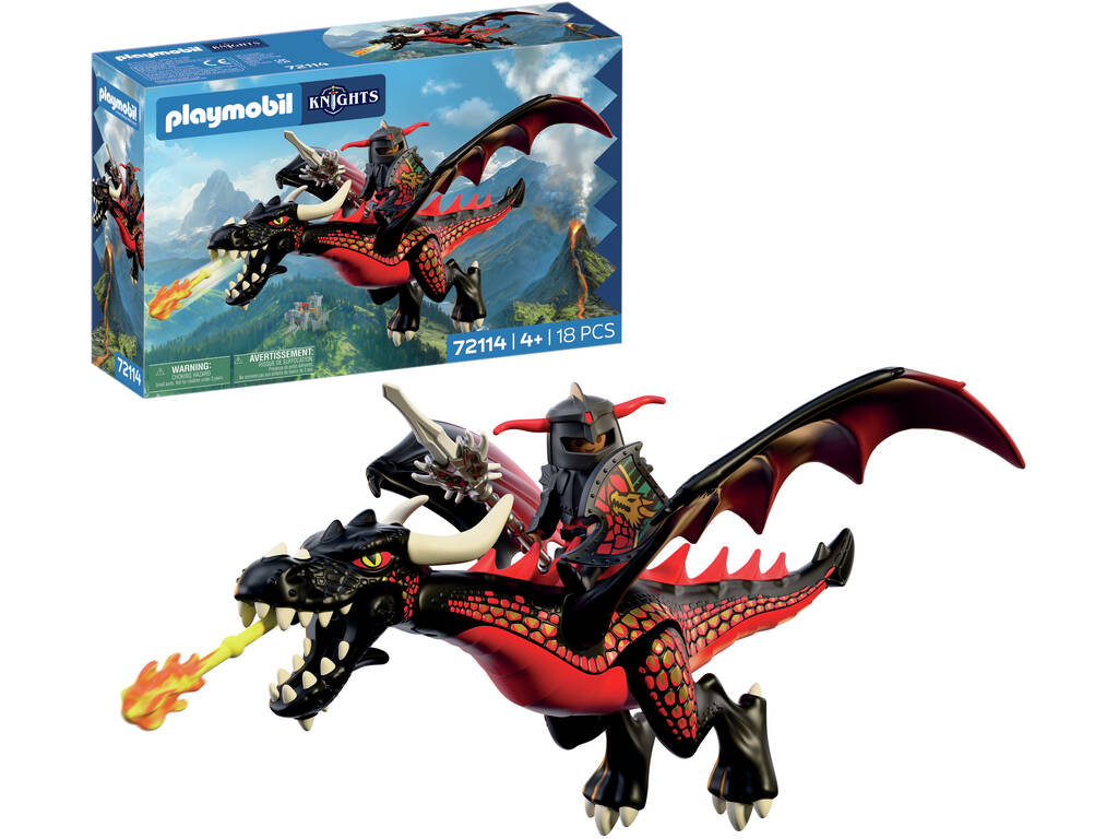 Playmobil Knights Dragón Negro