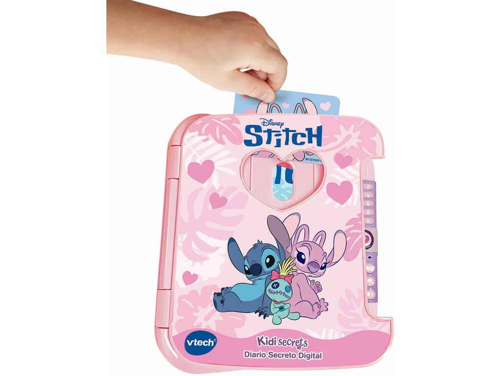 Disney Stitch Kidisecrets Diario Segreto Digitale Rosa