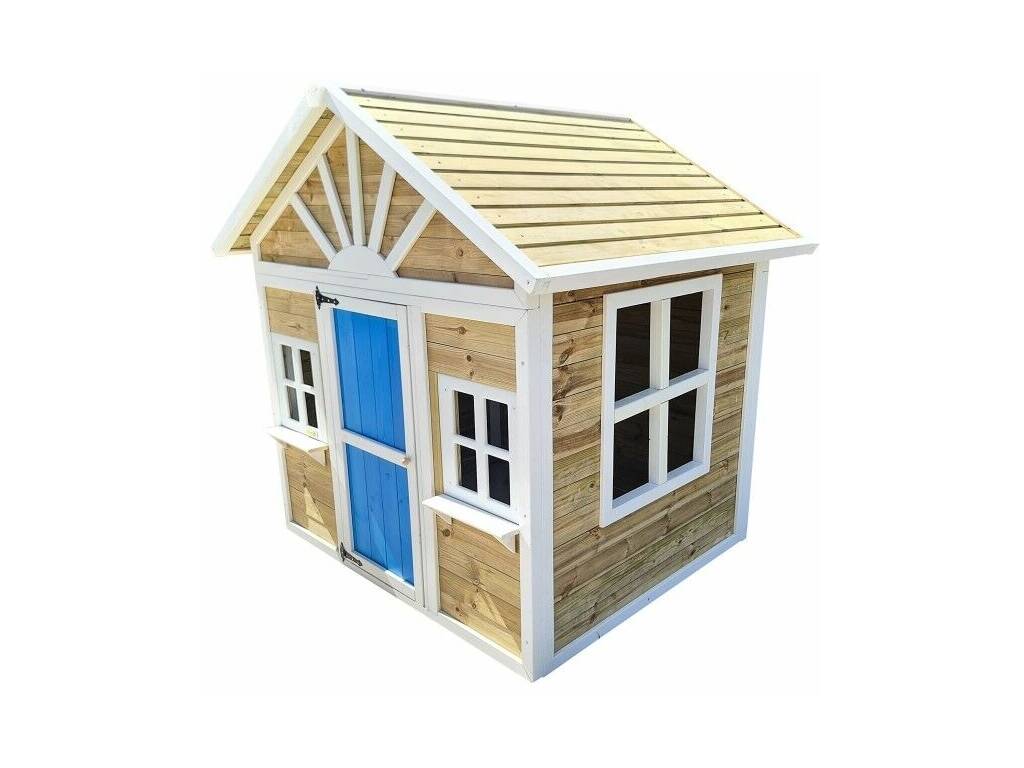 Casinha de Madeira Visby XL de 165,5x147x169 cm Masgames MA800583X