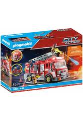 Playmobil City Action Camión de Bomberos con Luz y Sonido