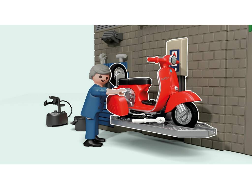 Playmobil Garage Vespa Anni '60