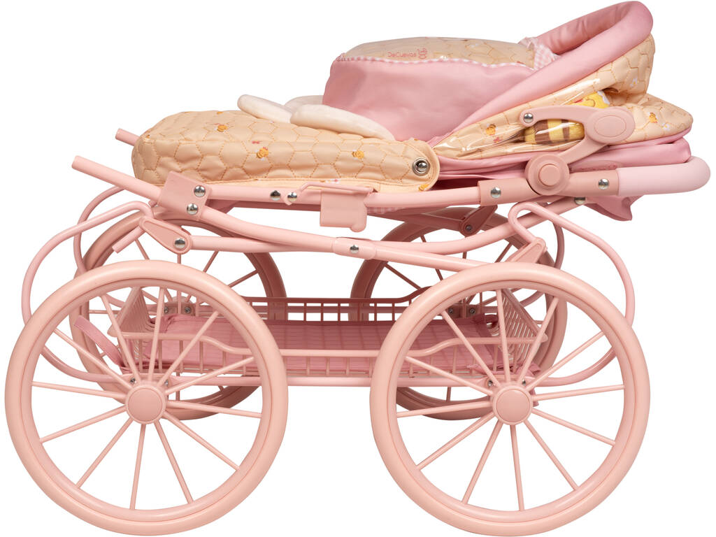 Carro de Muñecas Plegable Honey con Bolso y Peluche