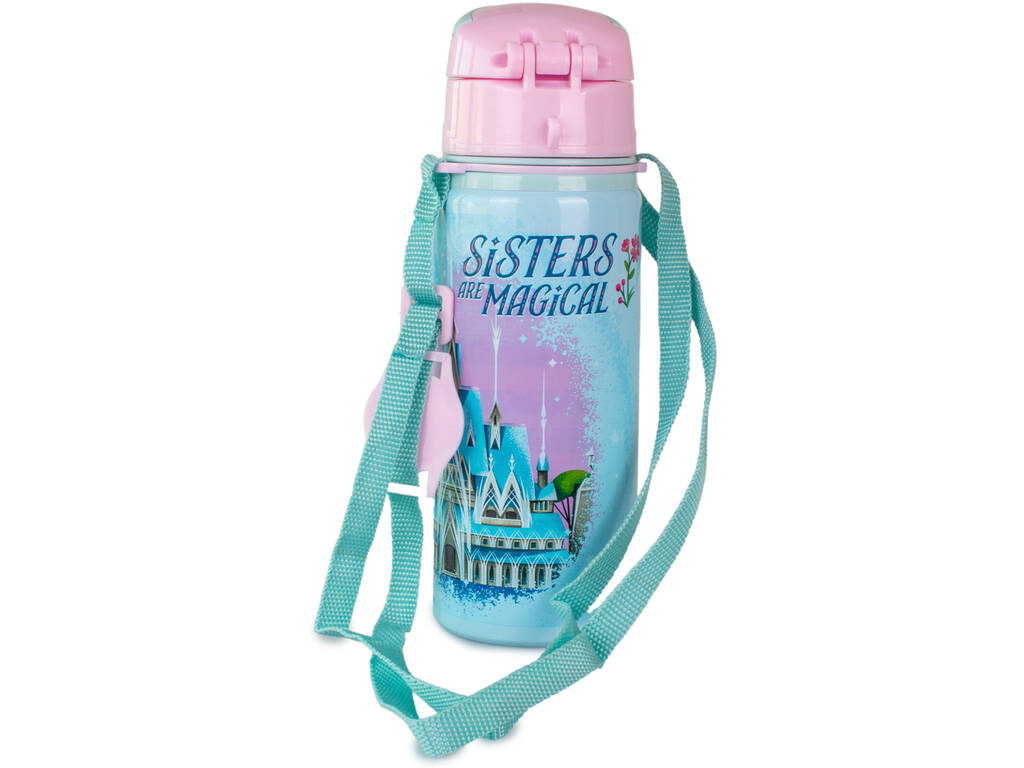 Gourde en aluminium Disney La Reine des neiges, 600 ml, avec anse