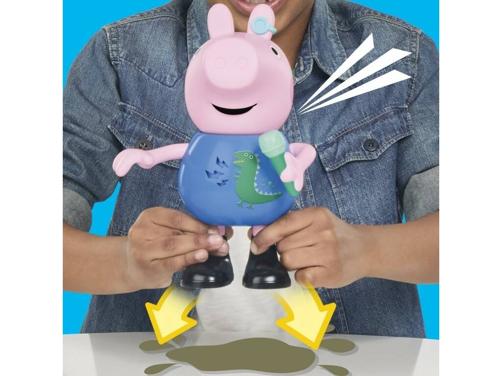 Peppa Pig la figurine de George qui chante et fait des blagues avec des sons