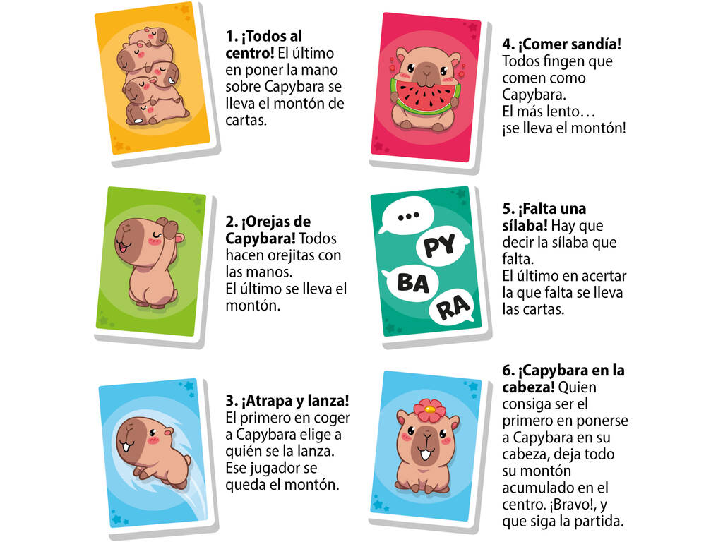 Jeu de cartes Capybara