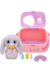 Baby Paws Just Born Mascote Interativa Coelho com Incubadora