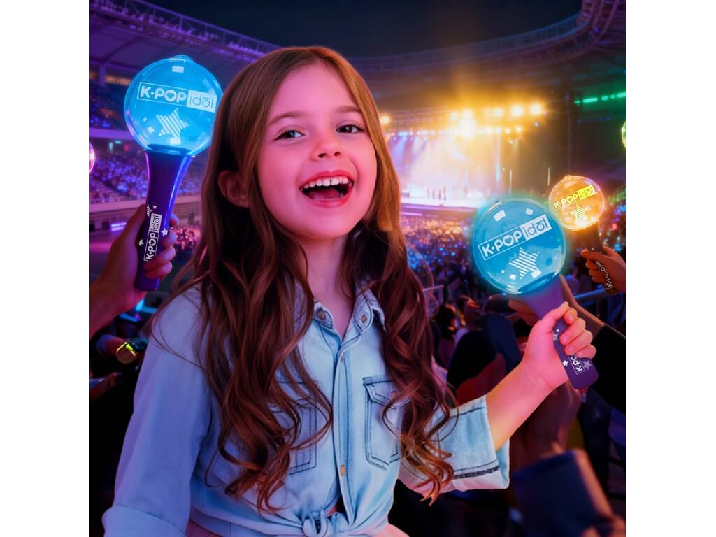 Light stick d'idole K-Pop avec 15 couleurs de lumière