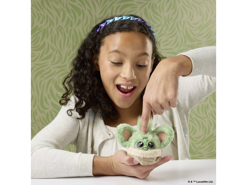 Furby Furblets Star Wars Poupée Interactive Grogu avec Sons