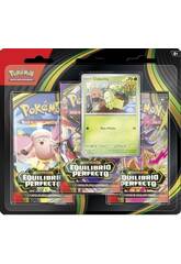 Pokémon Méga-Évolution Équilibre parfait Blister contenant 3 pochettes et une carte promotionnelle
