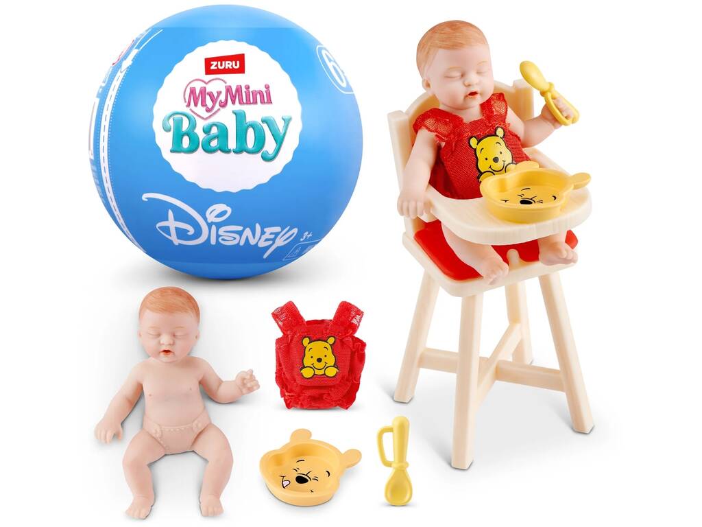  Zuru My Mini Baby Disney Disney Surprise Figure Ball com acessórios Série 1 