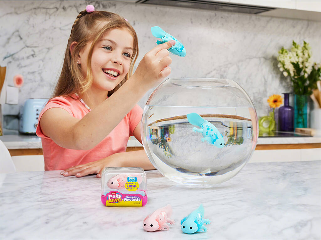 Zuru Pets Alive Swimming Axolotls Nageurs