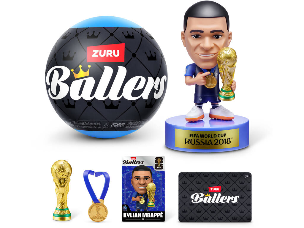  Zuru Ballers Campeonato do Mundo FIFA 26 Bola com Figura Surpresa Série 1 
