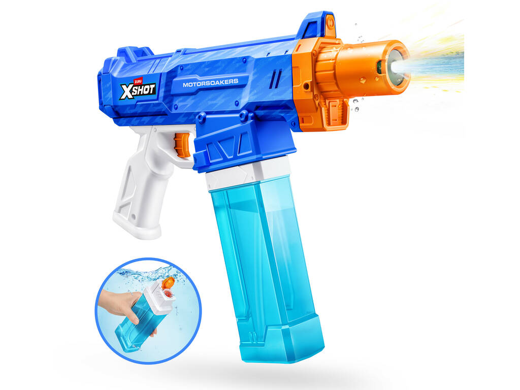 Zuru X-Shot Jet d’eau motorisé Turbo Stream avec éclairage LED