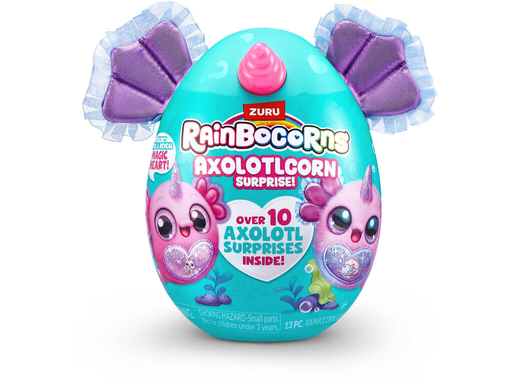 Zuru Rainbocorns Axolotlcorn Surprise Œuf avec peluche surprise et accessoires