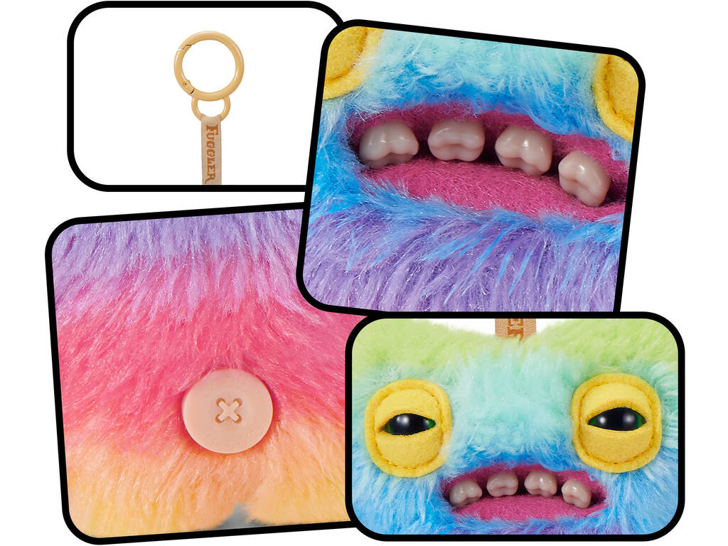 Zuru Fuggler Portachiavi di peluche da 12 cm