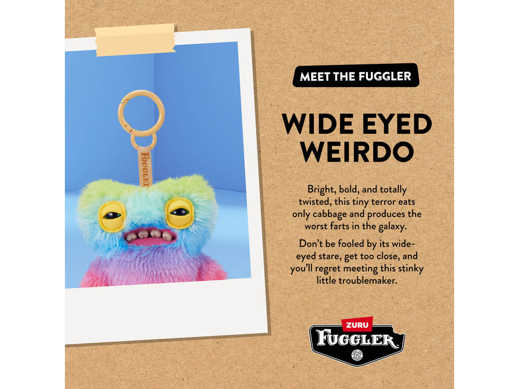 Zuru Fuggler Portachiavi di peluche da 12 cm