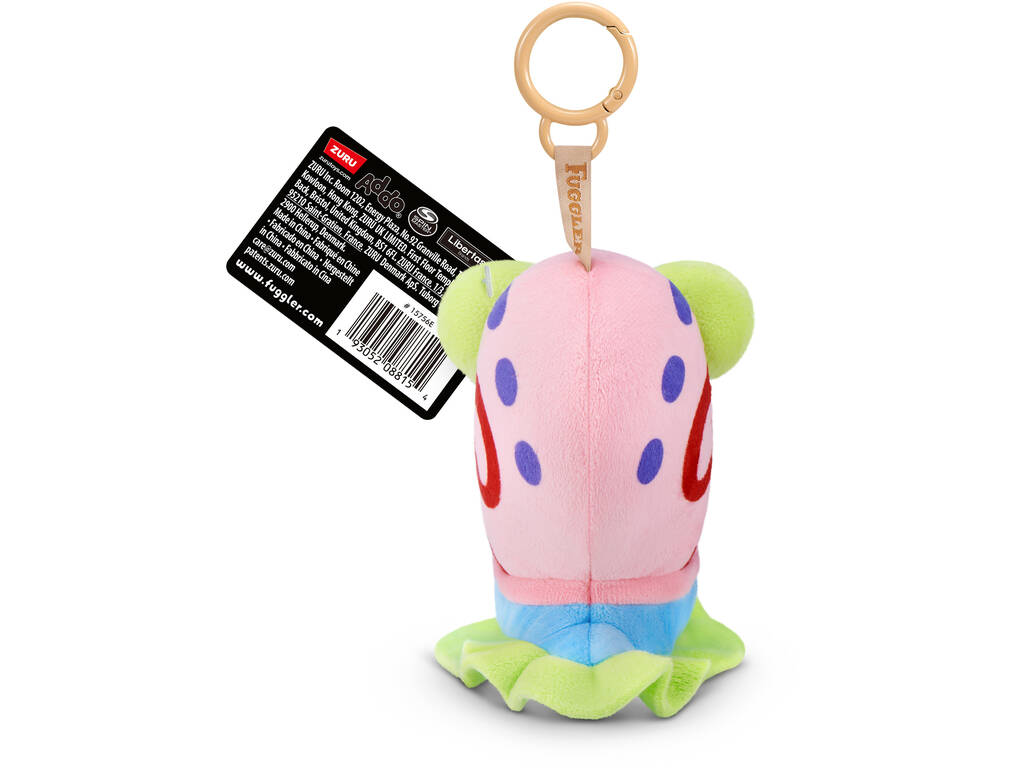 Zuru Fuggler Bob Éponge Porte-clés en peluche Personnage de 12 cm