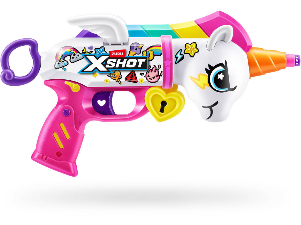 Zuru X-Shot Pack 2 Lanceurs de fléchettes Blastercorn Double Rizz avec 32 flèches