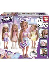Pack de création My Model Doll Poupée kawaii avec tenues et accessoires