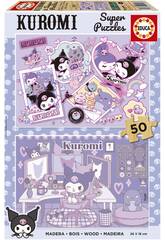 Puzzle in legno 2x50 Kuromi