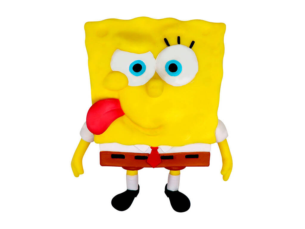 Monster Flex Bob Esponja Figura Elástica de 10 cm