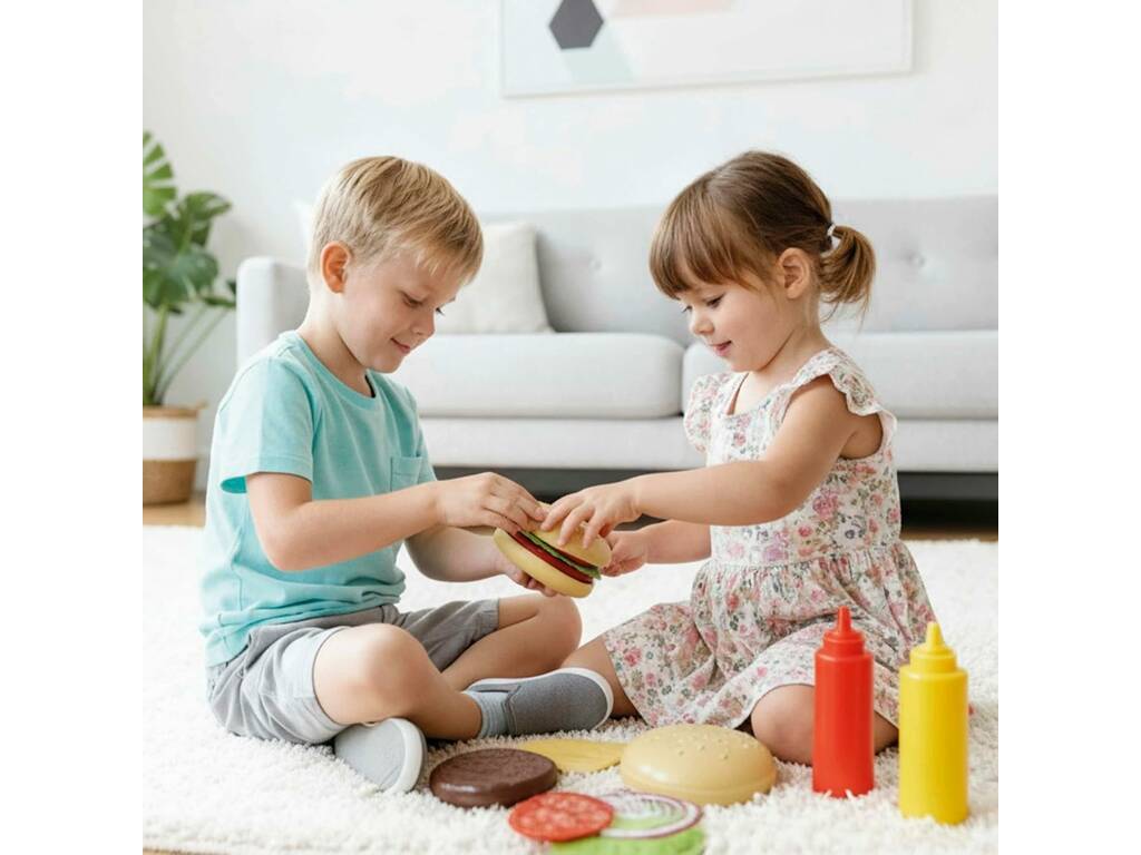 Mon premier kit STEM Delicious Burger avec 28 pièces