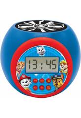 Patrulla Canina Reloj Despertador Redondo Proyector con Luz