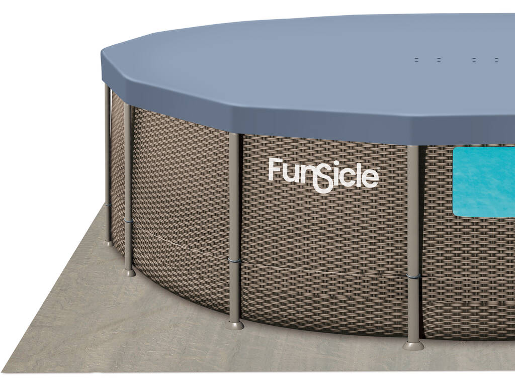 Piscina Smontabile Oasis Designer Pool da 457x122 cm con Finestra FunSicle FAQ01548B
