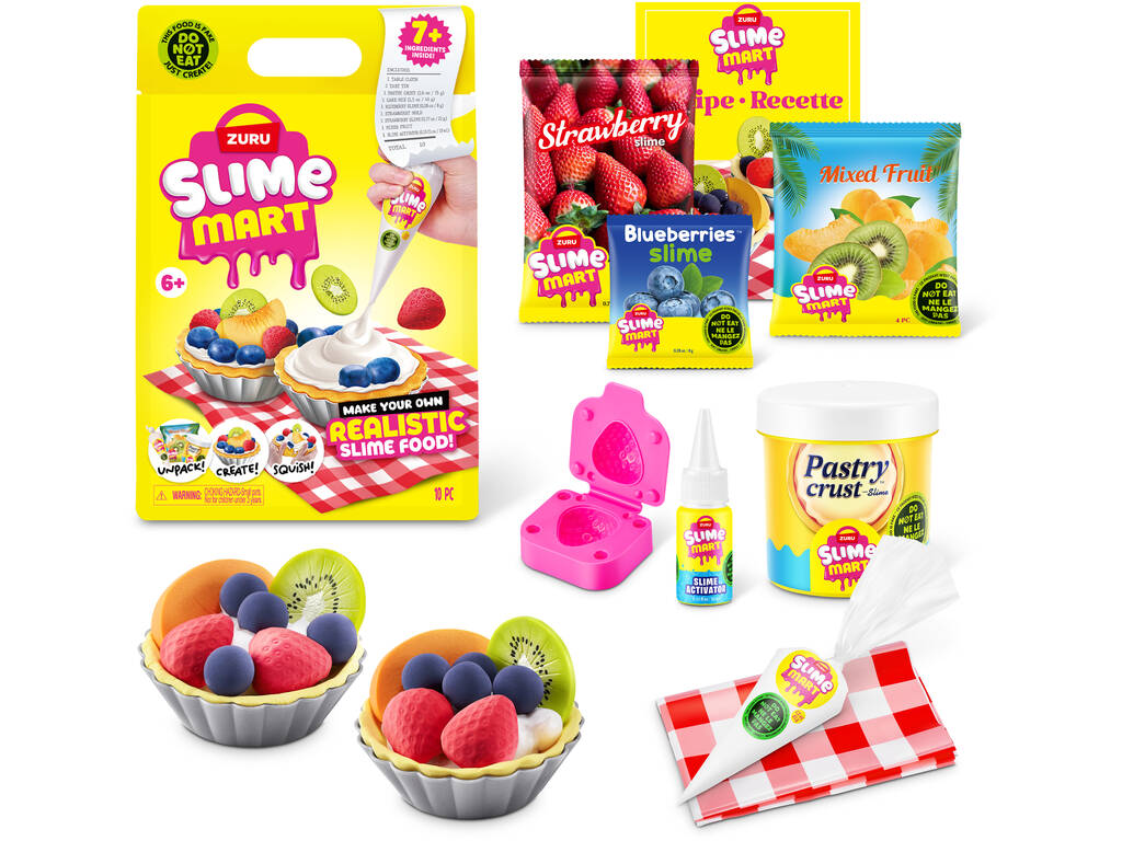 Zuru Slime Mart Pack avec Recette de Dessert à Modeler