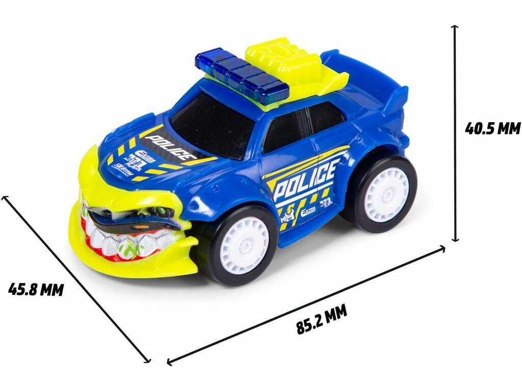 Motor Mutants City Invasion Serie 1 Vehículo de 8 cm con Slime