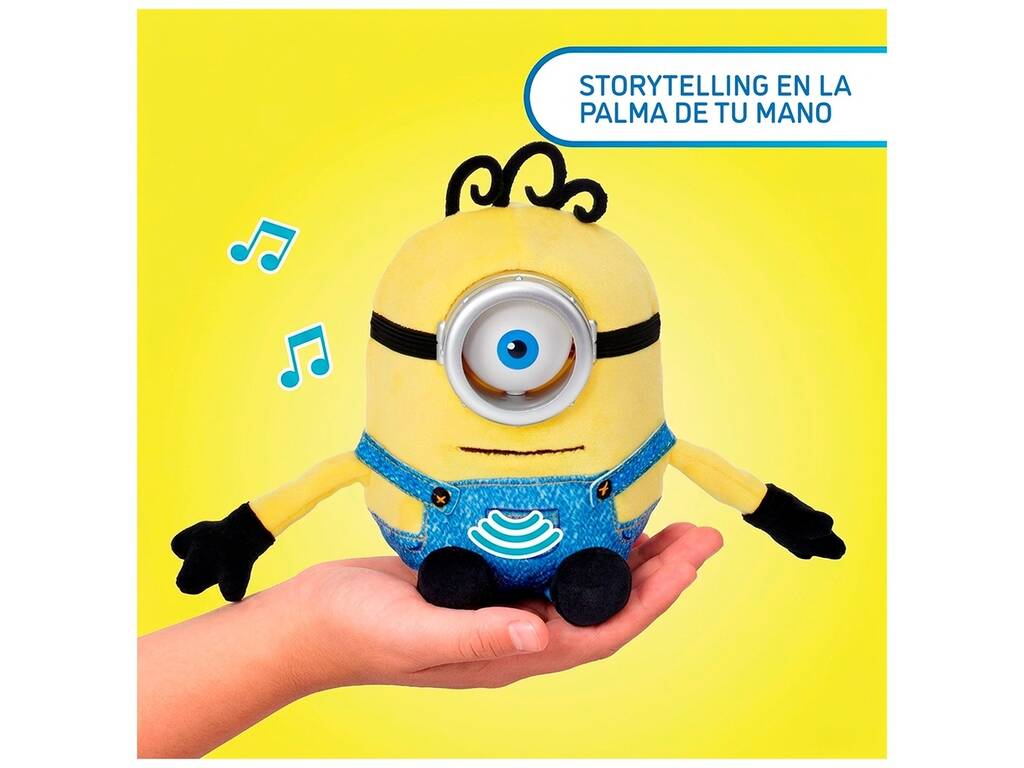 Minions & Monsters Peluche Puppetronics James de 16 cm con Sonidos y Acciones Realistas