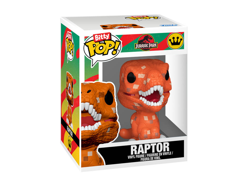 Funko Bitty Pop Arcade Jurassic Park con Raptor