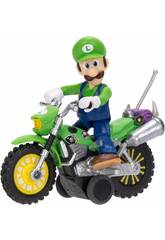 The Super Mario Galaxy Movie Rennmotorrad mit Luigi-Figur 7 cm