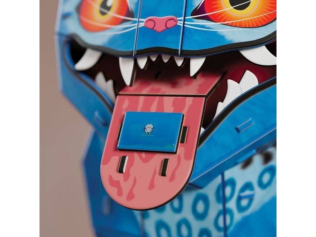 Puzzle 4D Build 168 Piezas K-Pop Demon Hunters Tigre Derpy y Pájaro Sussie