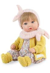 Muñeca Bebé Noa Flower de 40 cm con Chupete