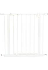 Puerta de Seguridad Metálica de 75-80 cm con Extensión de 10 cm