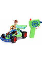 Toy Story Vehículo Radio Control Turbo Buggy 1:24 con Woody