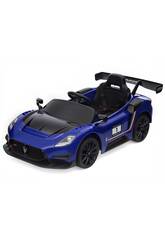 Coche Descapotable Maserati GT2 Azul Radio Control a Batería de 10,8V Li-ion con Luz