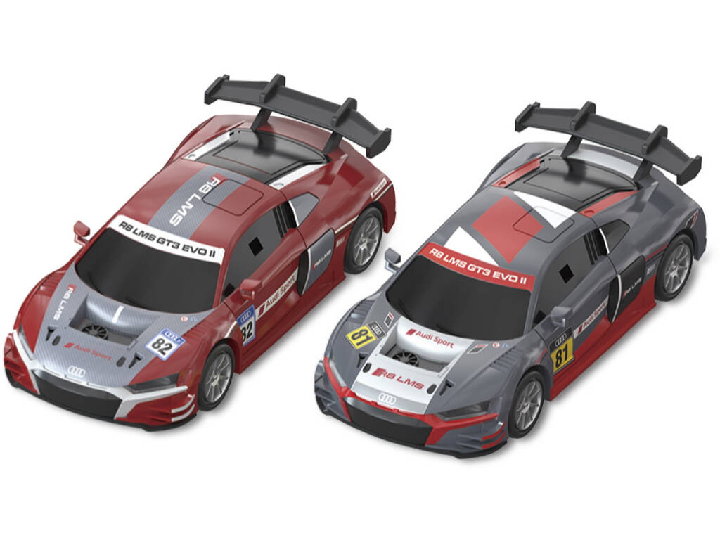 Circuito 3 en 1 X-Treme Racers Carreras Loop Extremas de 138x58x36 cm con 2 Coches Audi 1:43 - imagen 4