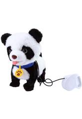 O Meu Animal de Estimação Inteligente Interativo Urso Panda que Anda de 26 cm com Acessórios