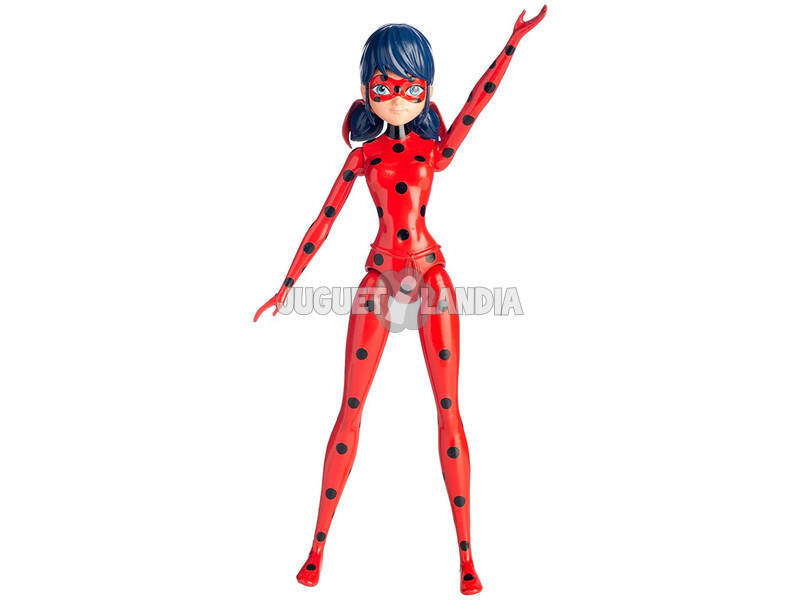 Figura Ladybug Rueda Giratoria 19cm Bandai 39740