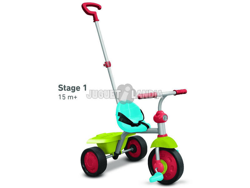 Triciclo Smart Trike Fun 2 en 1 Azul Verde