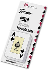 Baraja Poker Inglés con 54 Cartas Fournier 28545