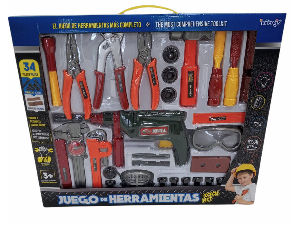 Werkzeug-Set mit 34 Teilen