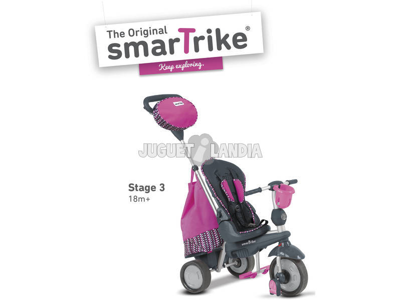 Triciclo Smart Trike Splash 5 en 1 Rosa