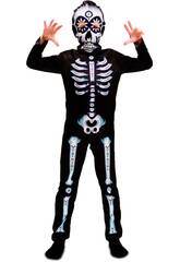 Disfraz Niño L Esqueleto Dia de los Muertos