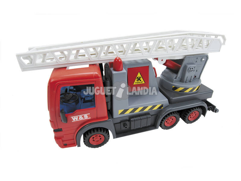CAMION BOMBEROS 31 cm. CON ESCALERA