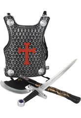 Set M�di�val avec Cuirasse, �p�e et Hache